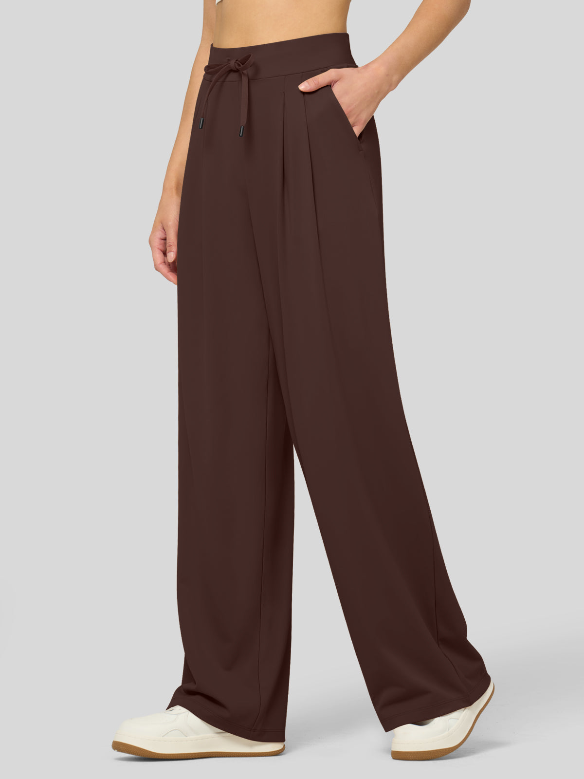 Lavisa - Women's Stretchy Wide Leg Dress Pants - Work & Casual