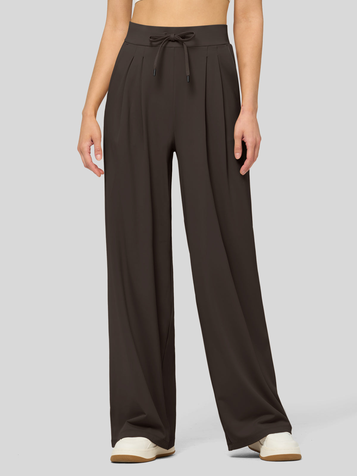 Lavisa - Women's Stretchy Wide Leg Dress Pants - Work & Casual