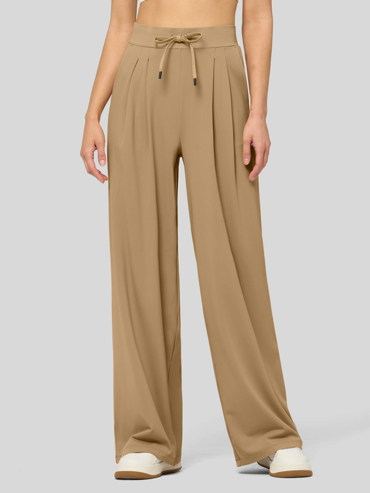 Lavisa - Women's Stretchy Wide Leg Dress Pants - Work & Casual