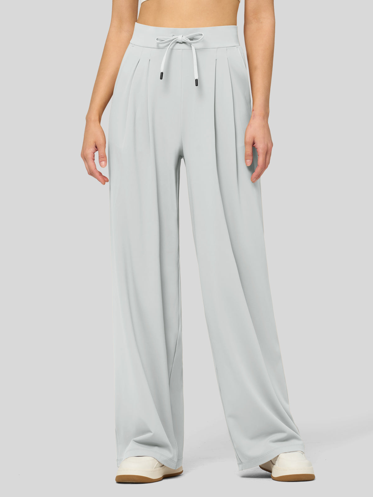 Lavisa - Women's Stretchy Wide Leg Dress Pants - Work & Casual