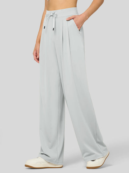 Lavisa - Women's Stretchy Wide Leg Dress Pants - Work & Casual