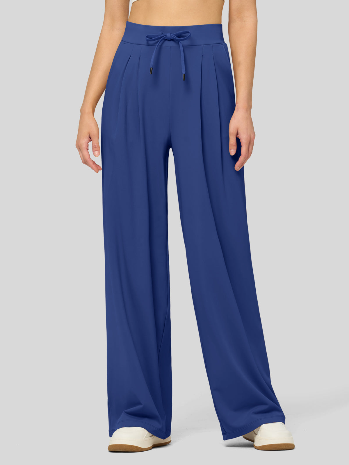 Lavisa - Women's Stretchy Wide Leg Dress Pants - Work & Casual