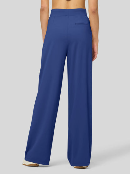Lavisa - Women's Stretchy Wide Leg Dress Pants - Work & Casual