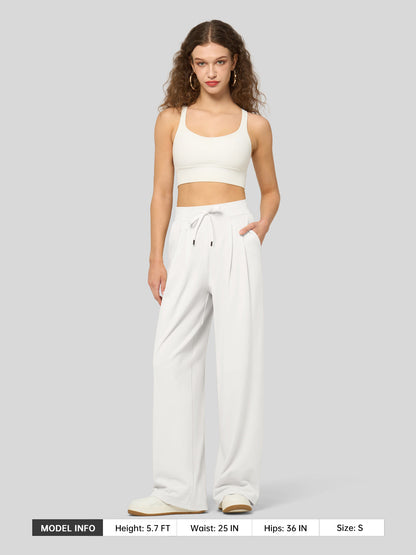 Lavisa - Women's Stretchy Wide Leg Dress Pants - Work & Casual