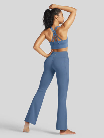 Lavisa - Women's Bootcut Yoga Pants - High Waist Flare Leggings