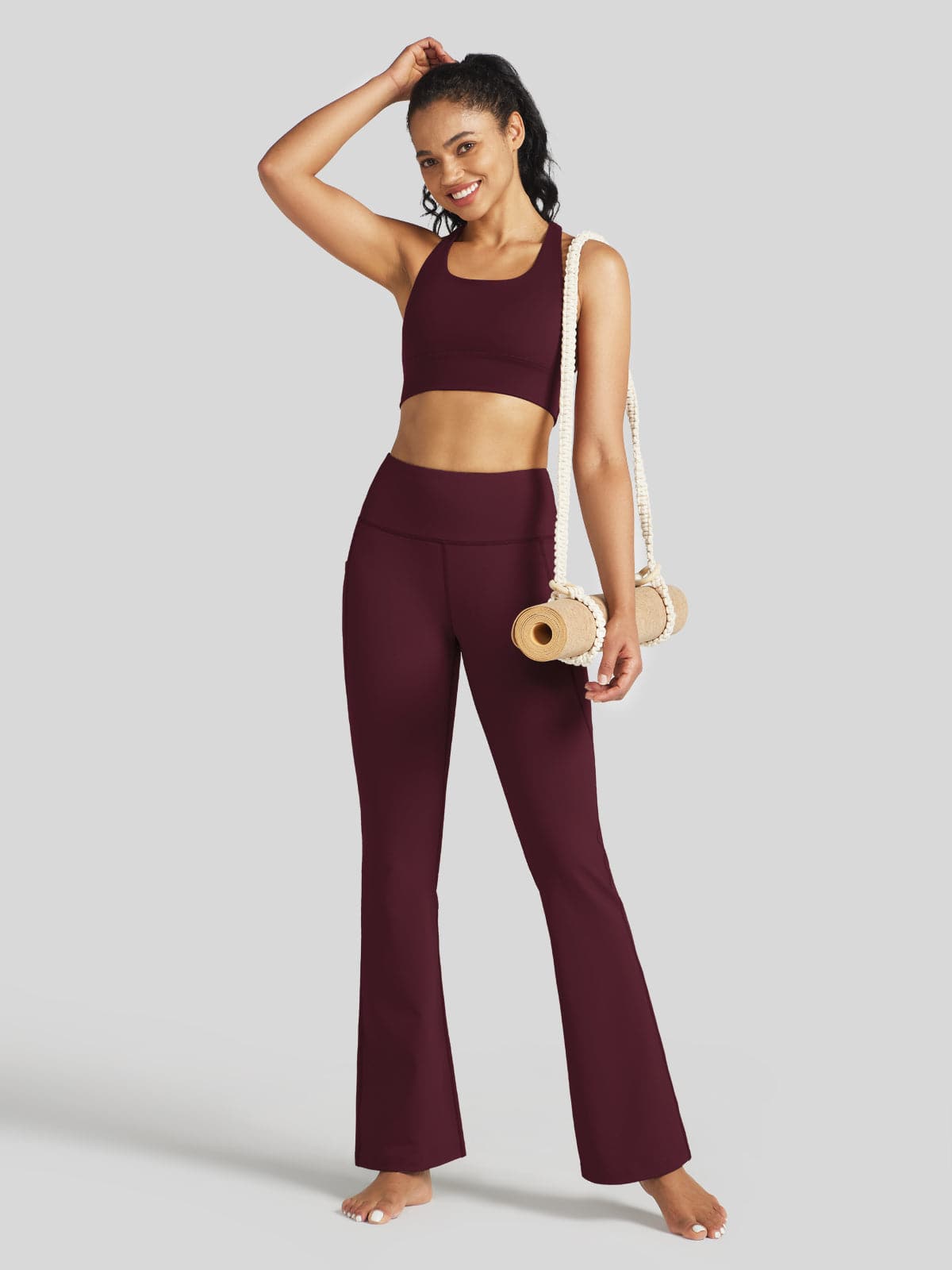 Lavisa - Women's Bootcut Yoga Pants - High Waist Flare Leggings