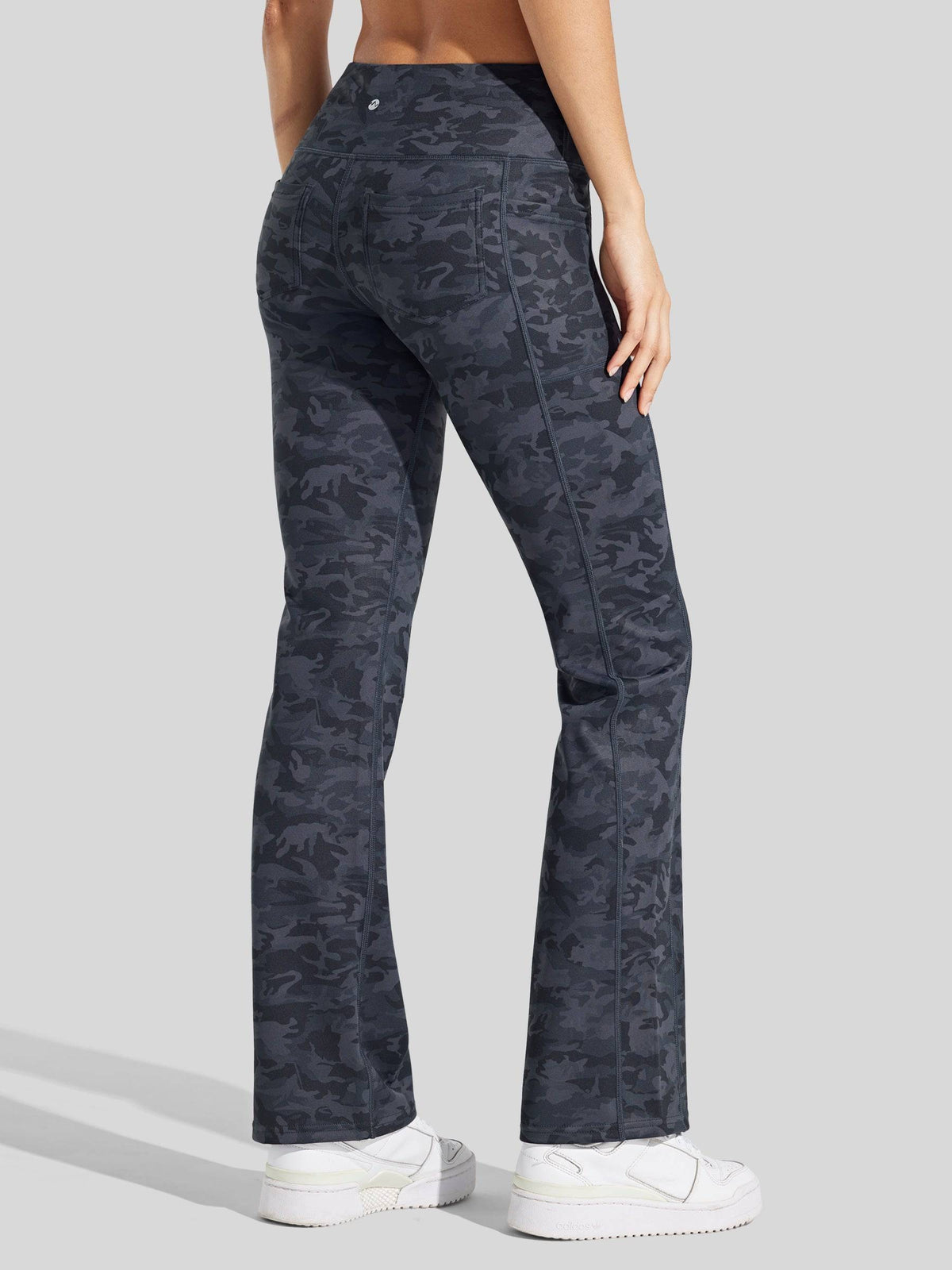 Lavisa - Women's Fleece-Lined Bootcut Yoga Pants - Warm Winter Leggings