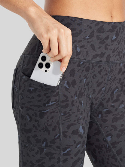 Lavisa - Women's Fleece-Lined Bootcut Yoga Pants - Warm Winter Leggings