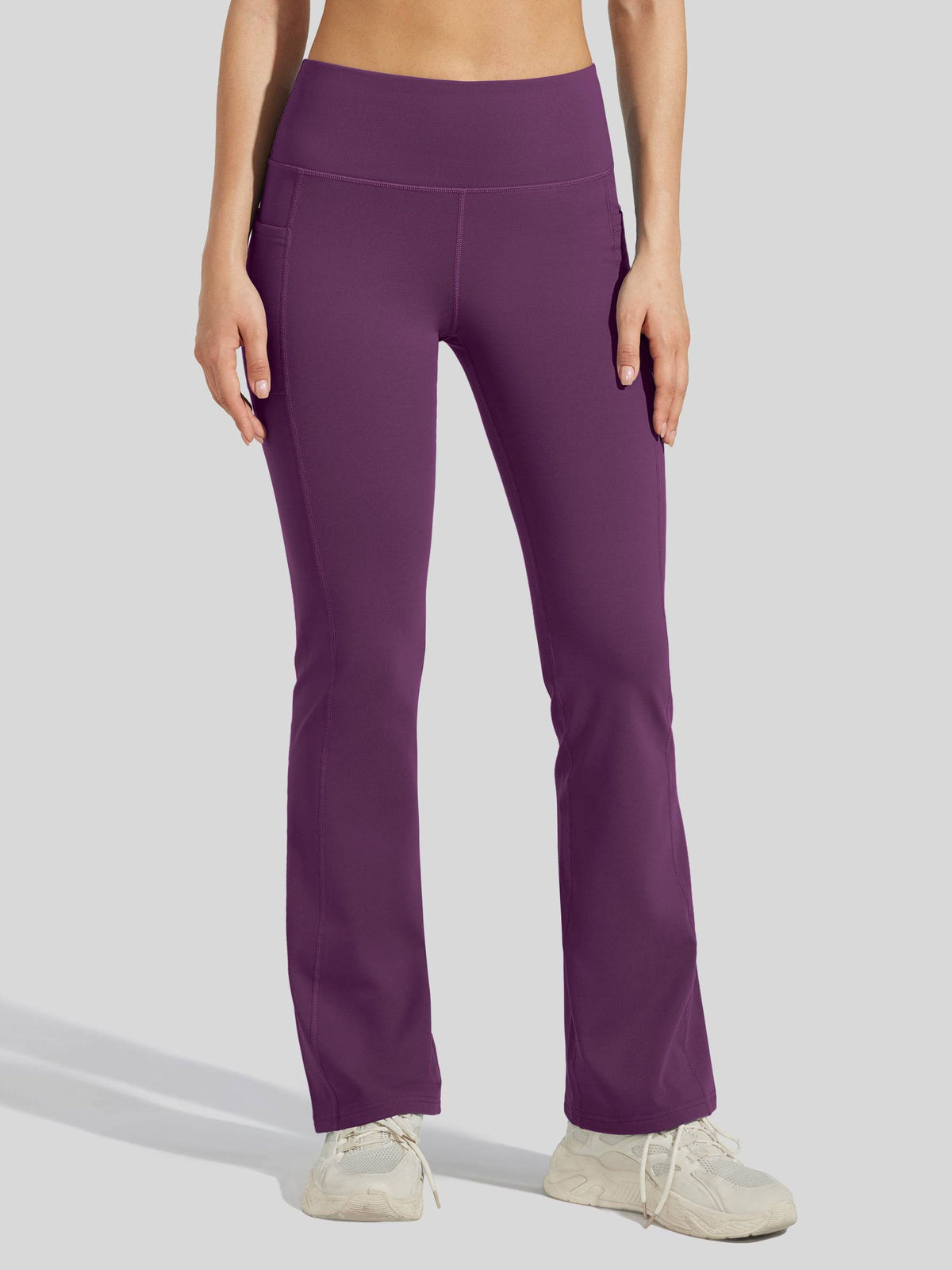 Lavisa - Women's Fleece-Lined Bootcut Yoga Pants - Warm Winter Leggings