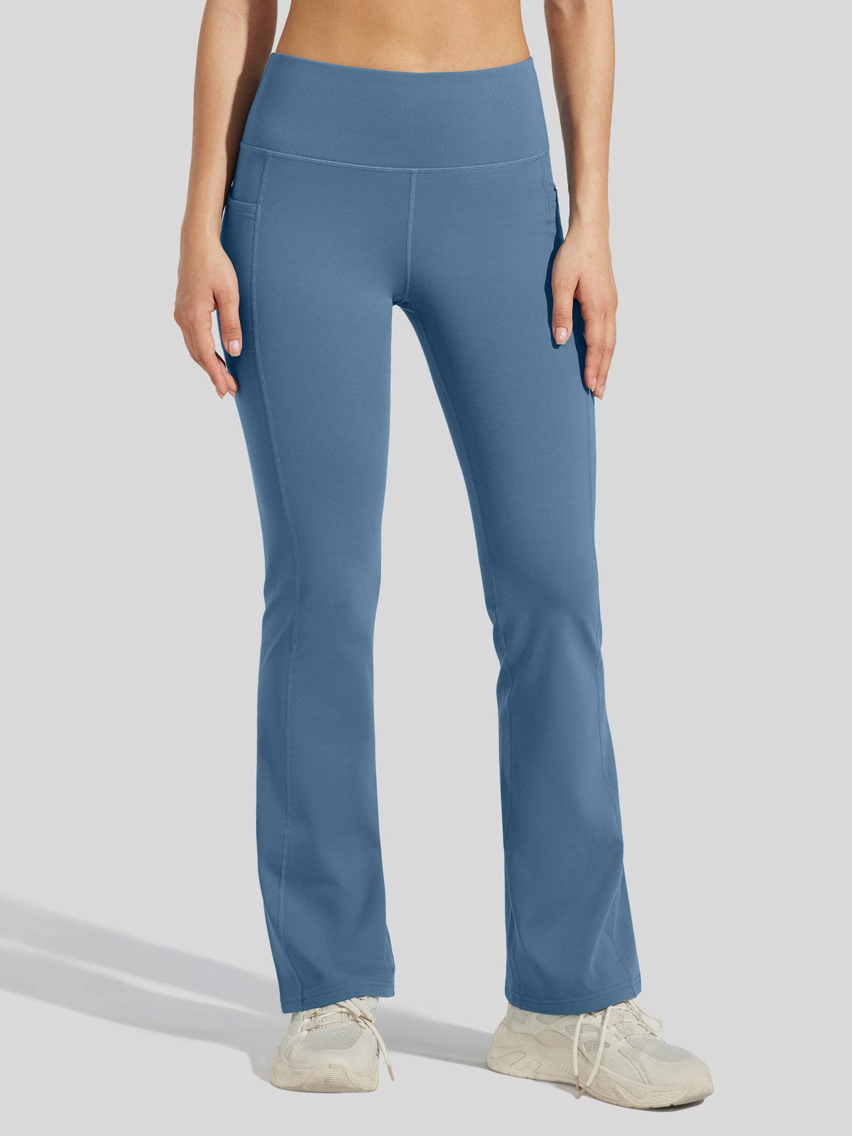Lavisa - Women's Fleece-Lined Bootcut Yoga Pants - Warm Winter Leggings