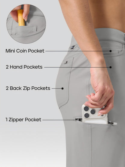 Lavisa - Women's Lightweight Hiking Pants - Stretch & Sun Protection