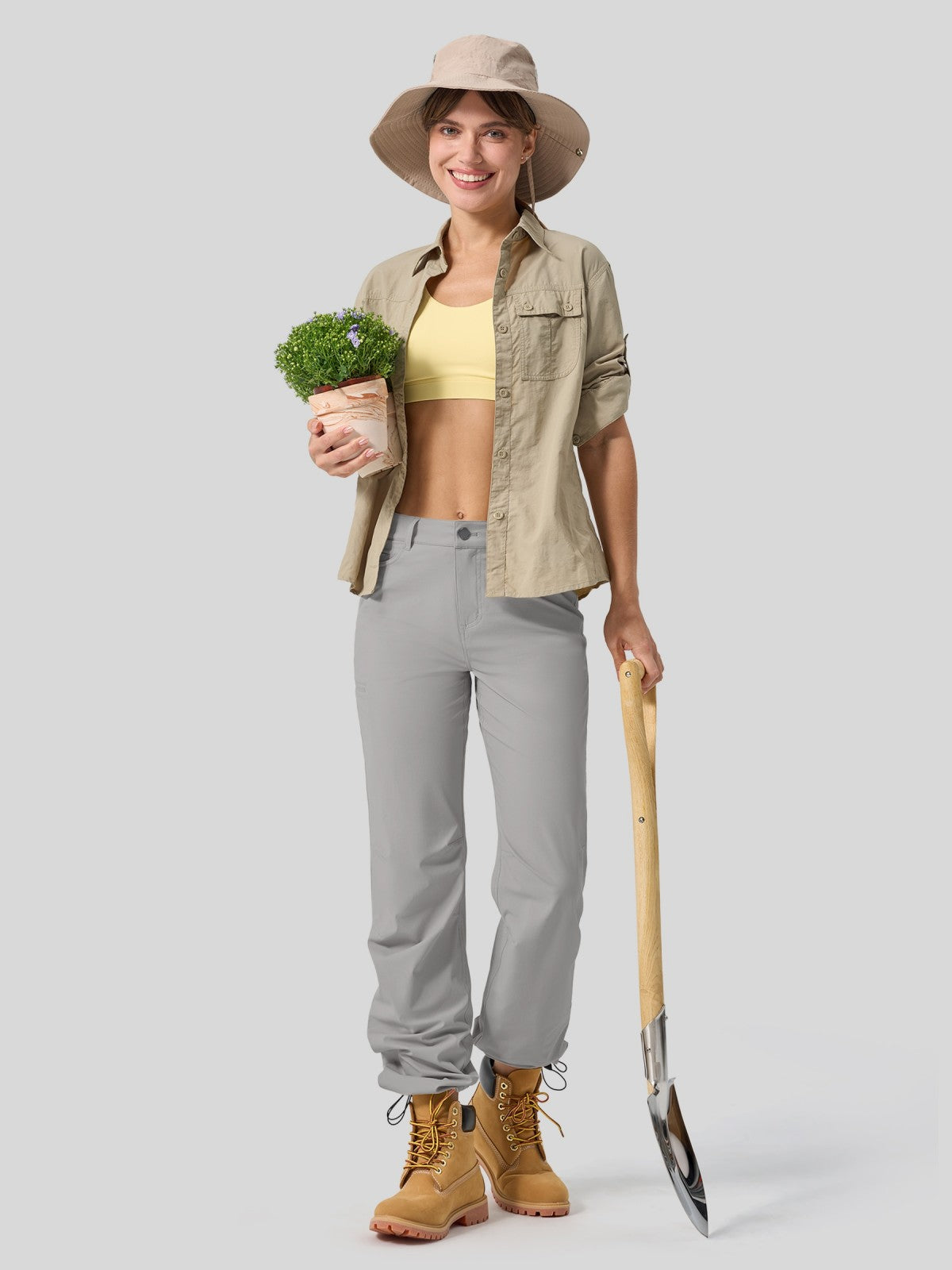 Lavisa - Women's Lightweight Hiking Pants - Stretch & Sun Protection