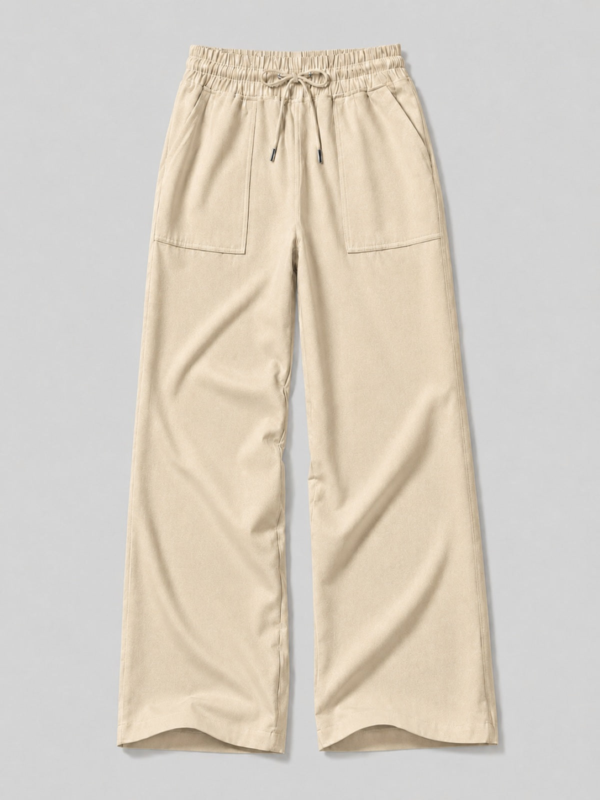 Lavisa - Women's Cotton Linen Wide Leg Drawstring Pants