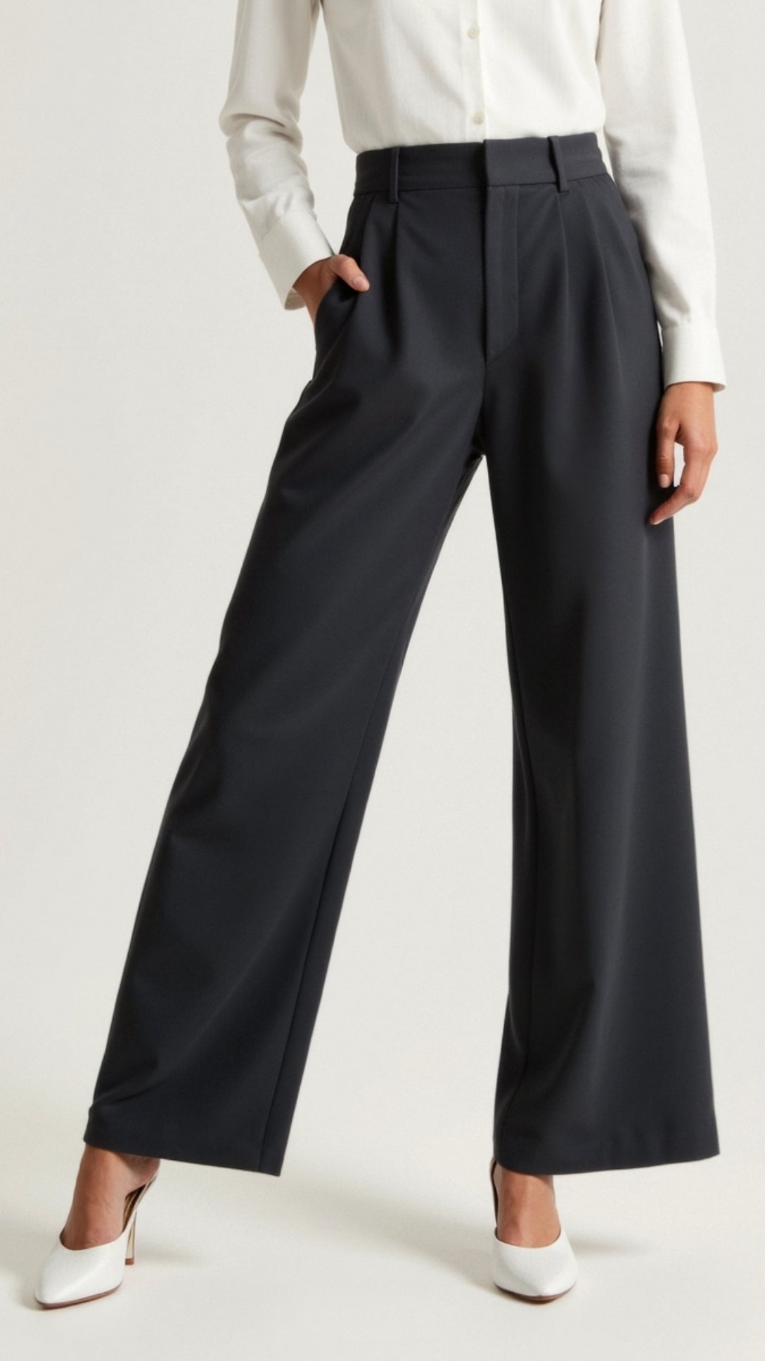Lavisa - High Waisted Wide Leg Spring Pants