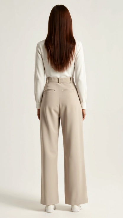 Lavisa - High Waisted Wide Leg Spring Pants