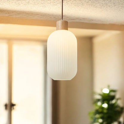 Lavisa - Vintage Pleated Lantern Pendant Light