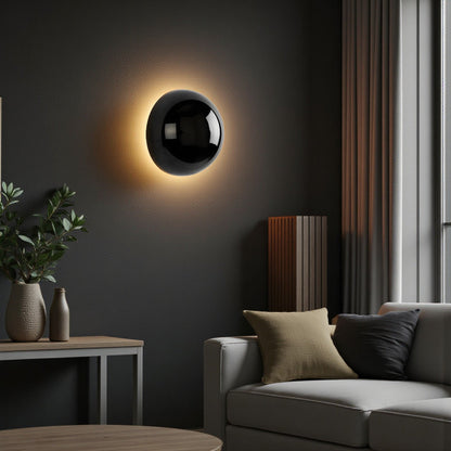 Lavisa - Halo Backlit Round LED Wall Light - Floating Glow Sconce
