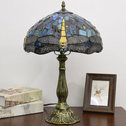 Lavisa - Cracked Glass Pendant Light Brass and Walnut Ceiling Fixture