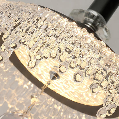 Lavisa - French Style Acrylic Bowl Pendant Light in Black