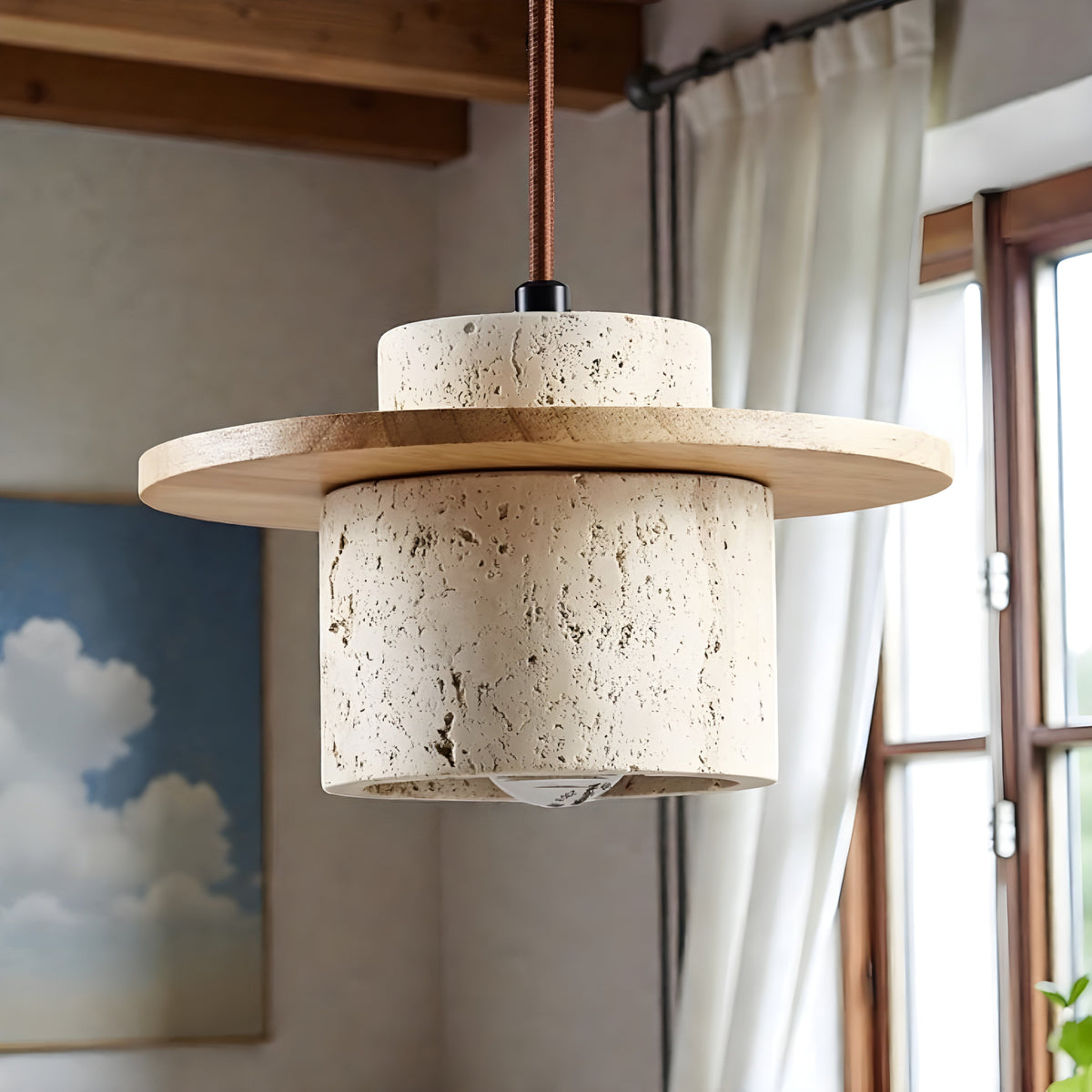 Lavisa - Rustic Modern Cylinder Pendant Light