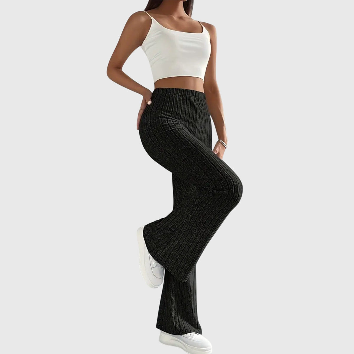 Lavisa - Elegant Women's Tailored Trousers - Lightweight Spring Pants
