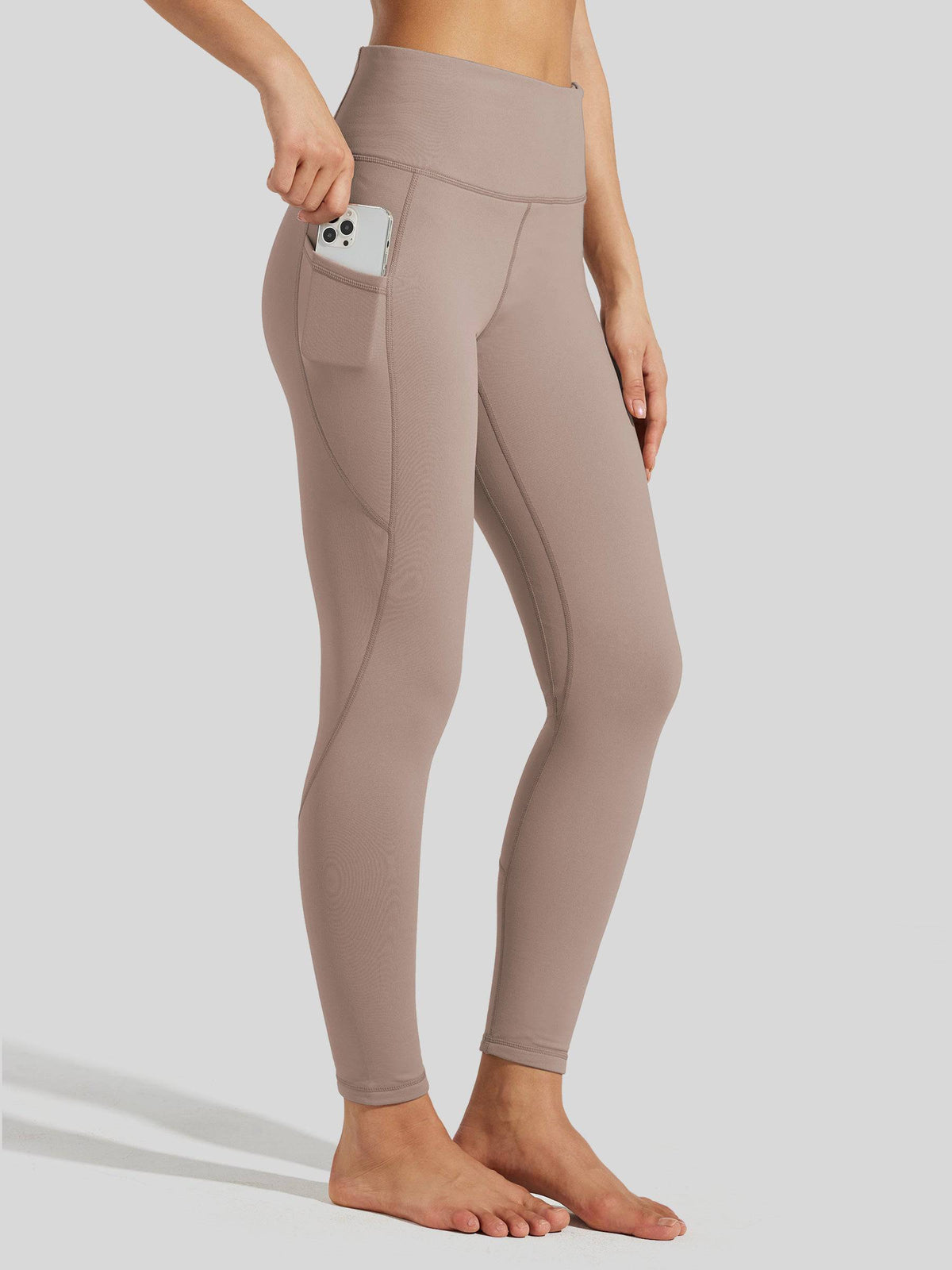 Lavisa - Women's Fluffy Fleece Lined Thermal Leggings with Pockets