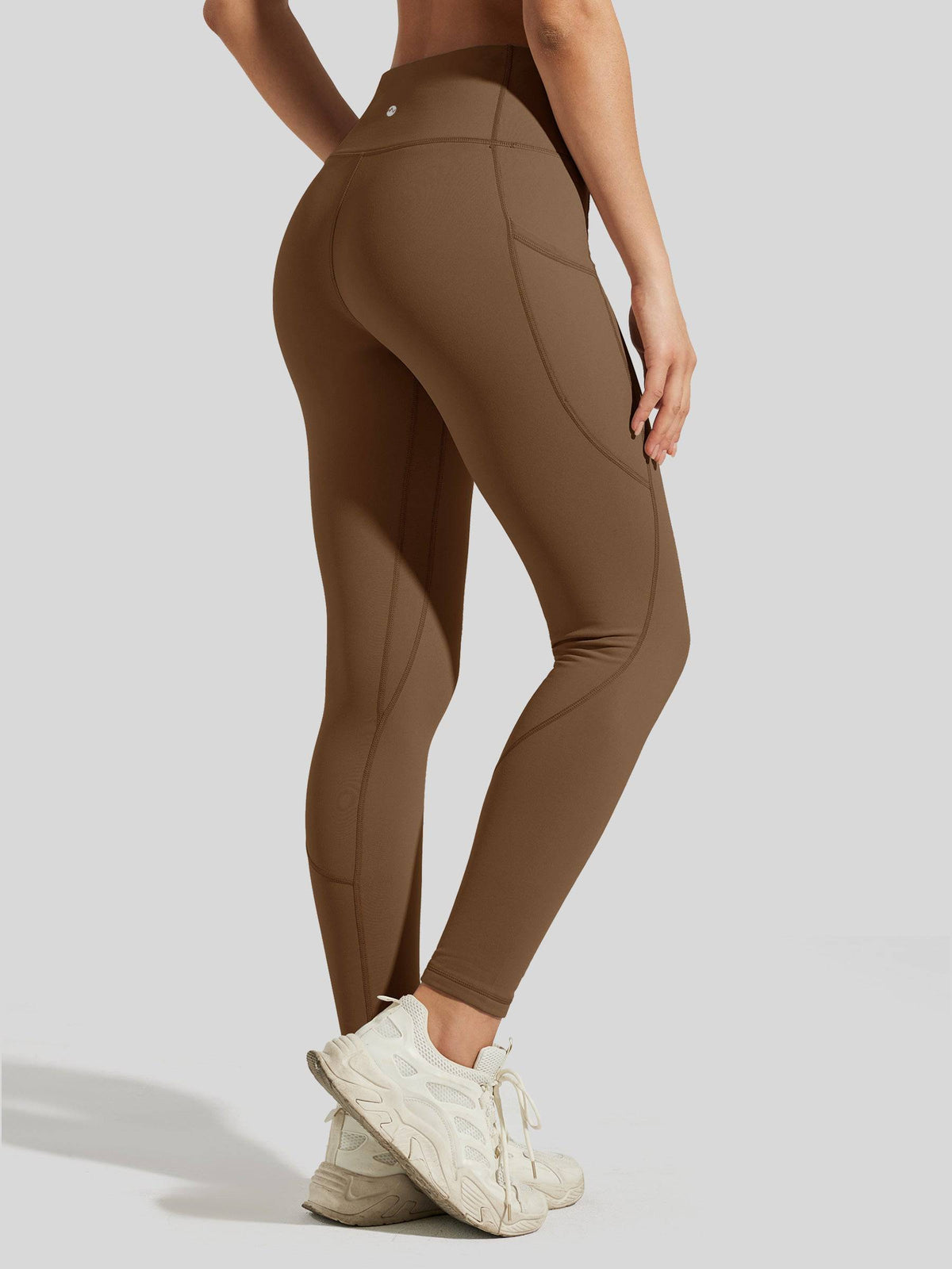 Lavisa - Women's Fluffy Fleece Lined Thermal Leggings with Pockets