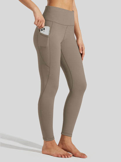 Lavisa - Women's Fluffy Fleece Lined Thermal Leggings with Pockets