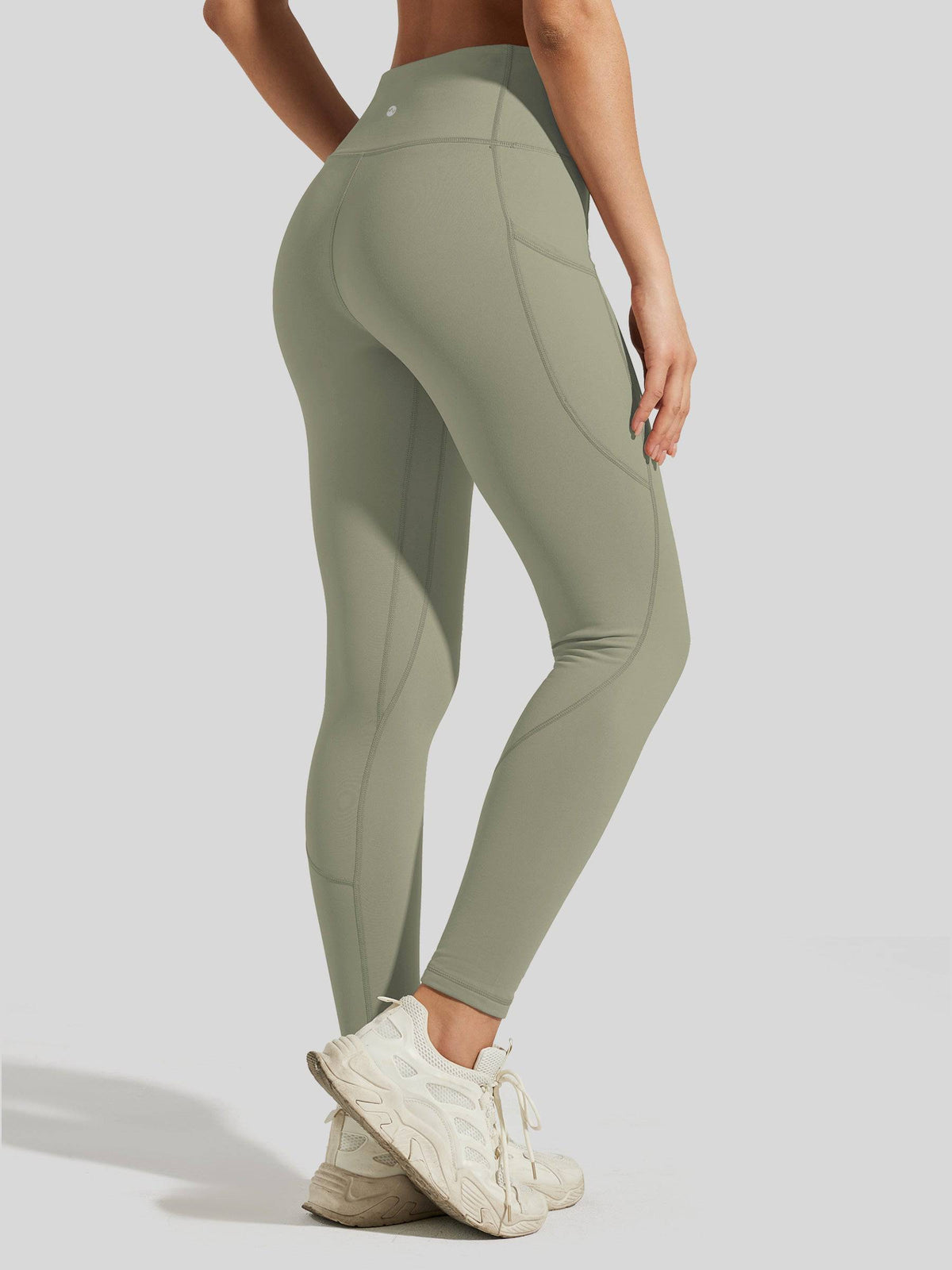 Lavisa - Women's Fluffy Fleece Lined Thermal Leggings with Pockets