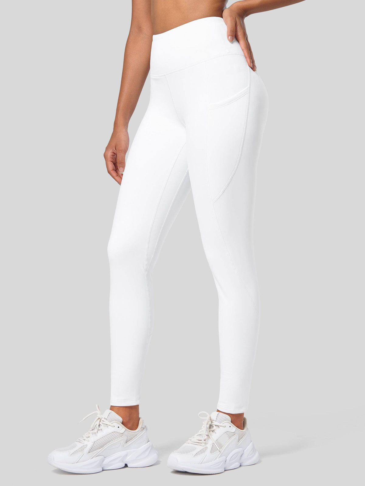Lavisa - Women's Fluffy Fleece Lined Thermal Leggings with Pockets