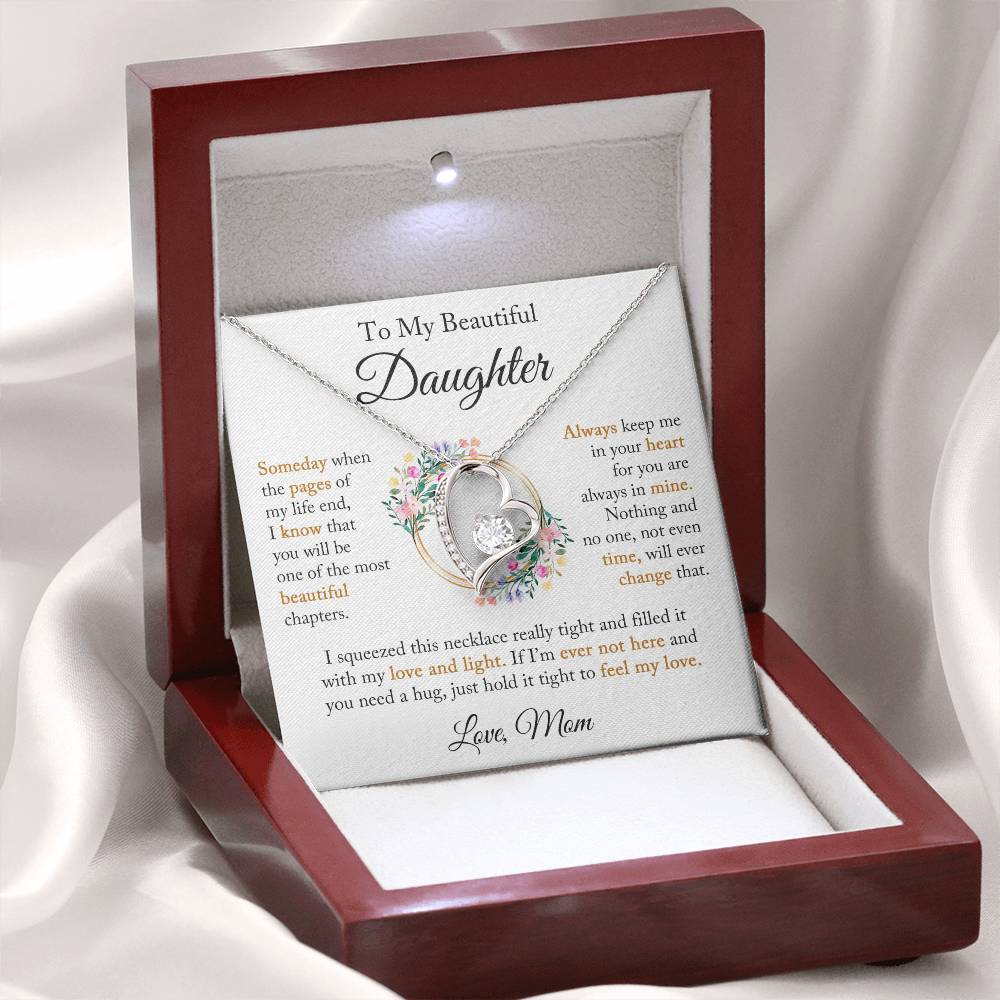 Lavisa - Forever Love Crystal Pendant Necklace