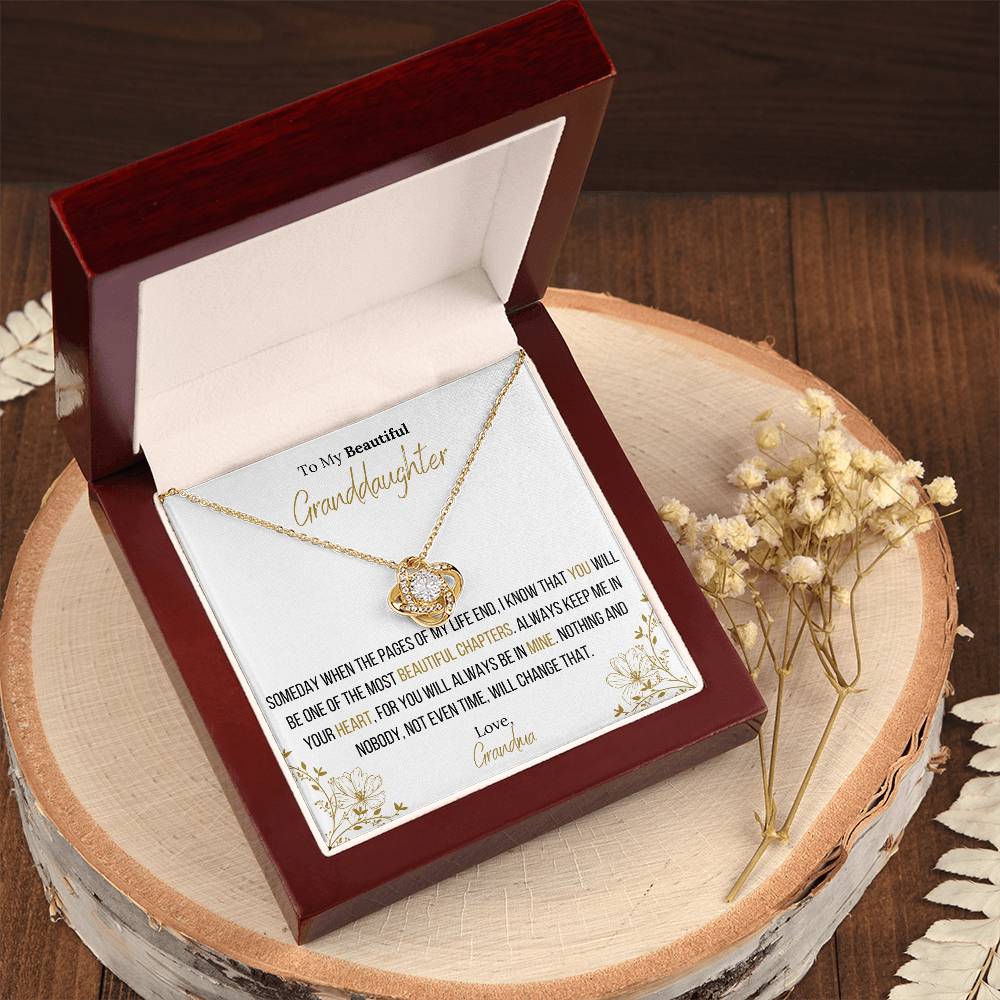 Lavisa - Infinity Love Knot Necklace For Granddaughter
