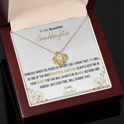 Lavisa - Infinity Love Knot Necklace For Granddaughter