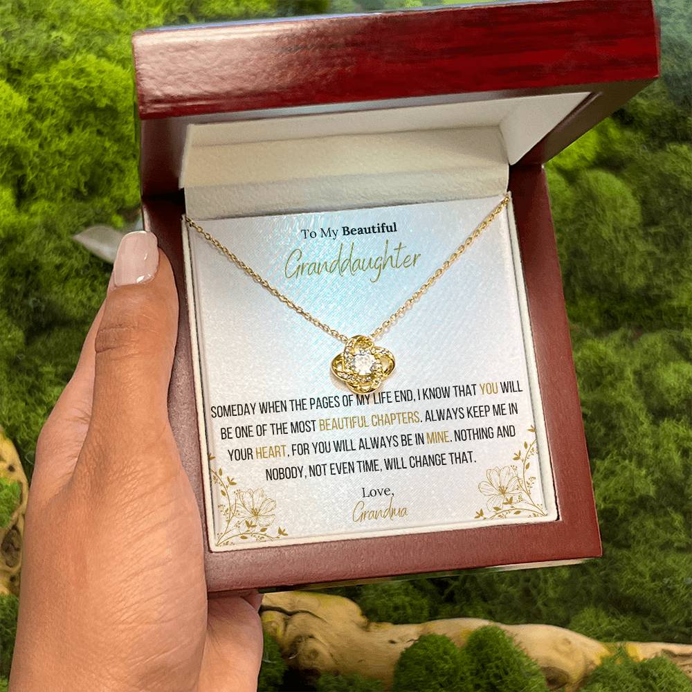 Lavisa - Infinity Love Knot Necklace For Granddaughter