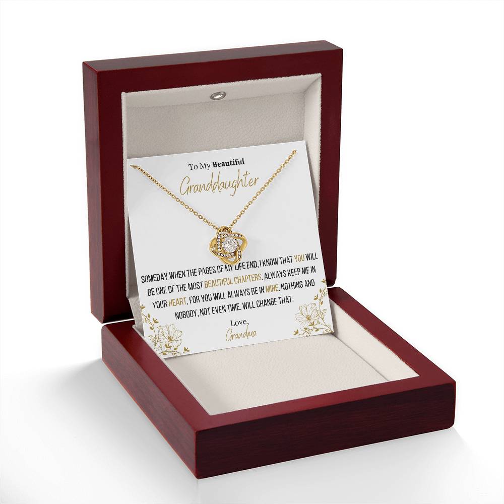 Lavisa - Infinity Love Knot Necklace For Granddaughter
