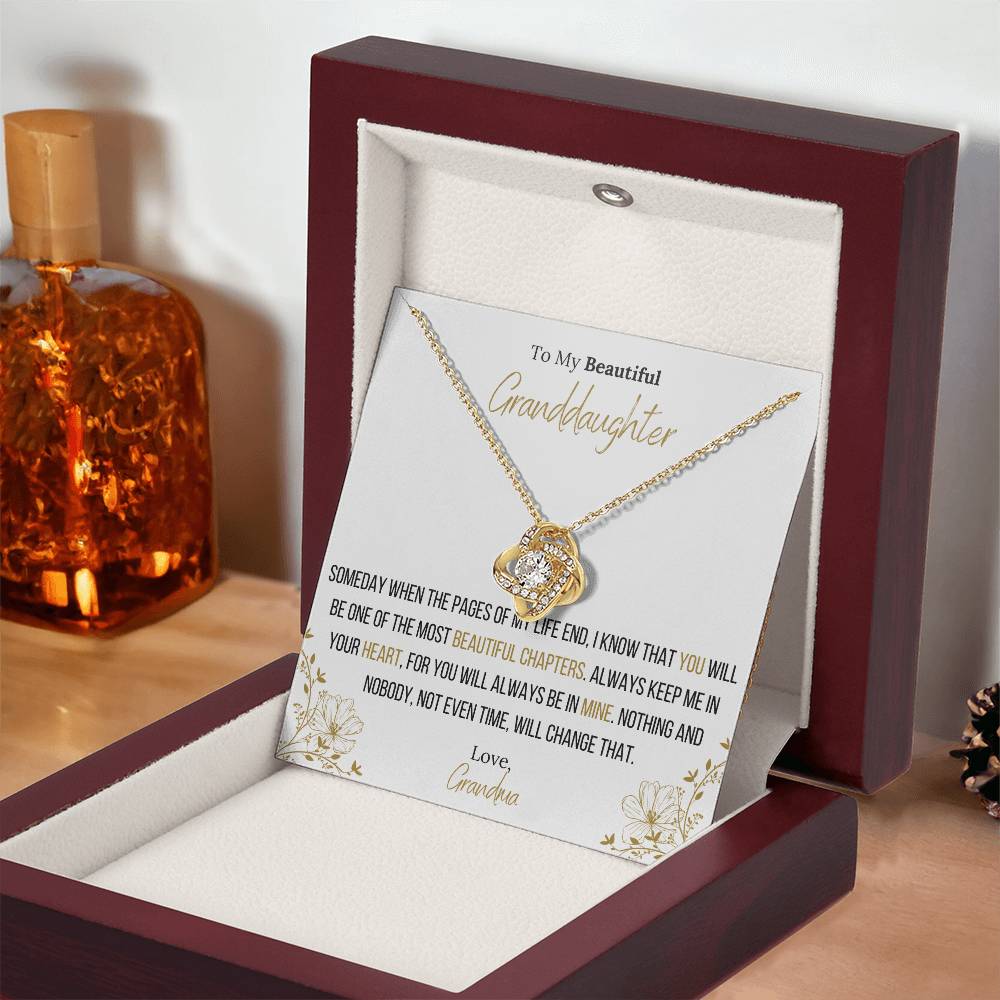 Lavisa - Infinity Love Knot Necklace For Granddaughter