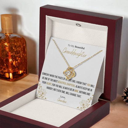 Lavisa - Infinity Love Knot Necklace For Granddaughter