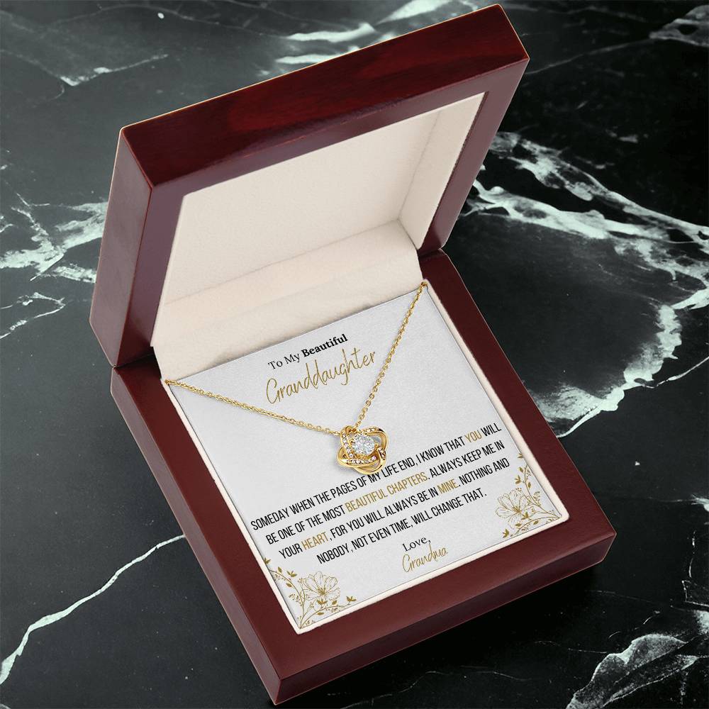 Lavisa - Infinity Love Knot Necklace For Granddaughter