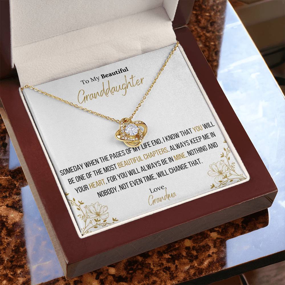 Lavisa - Infinity Love Knot Necklace For Granddaughter