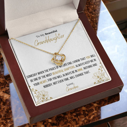 Lavisa - Infinity Love Knot Necklace For Granddaughter