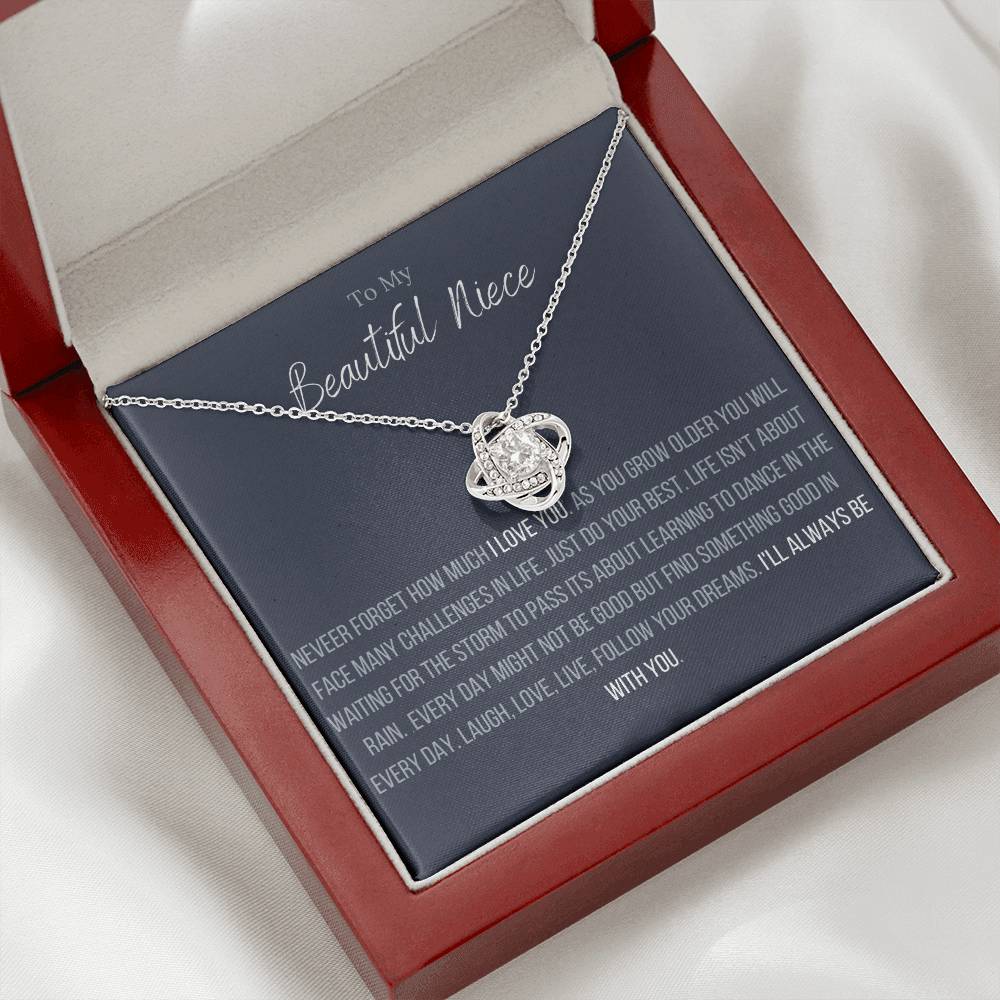 Lavisa - Infinity Love Knot Necklace for Niece