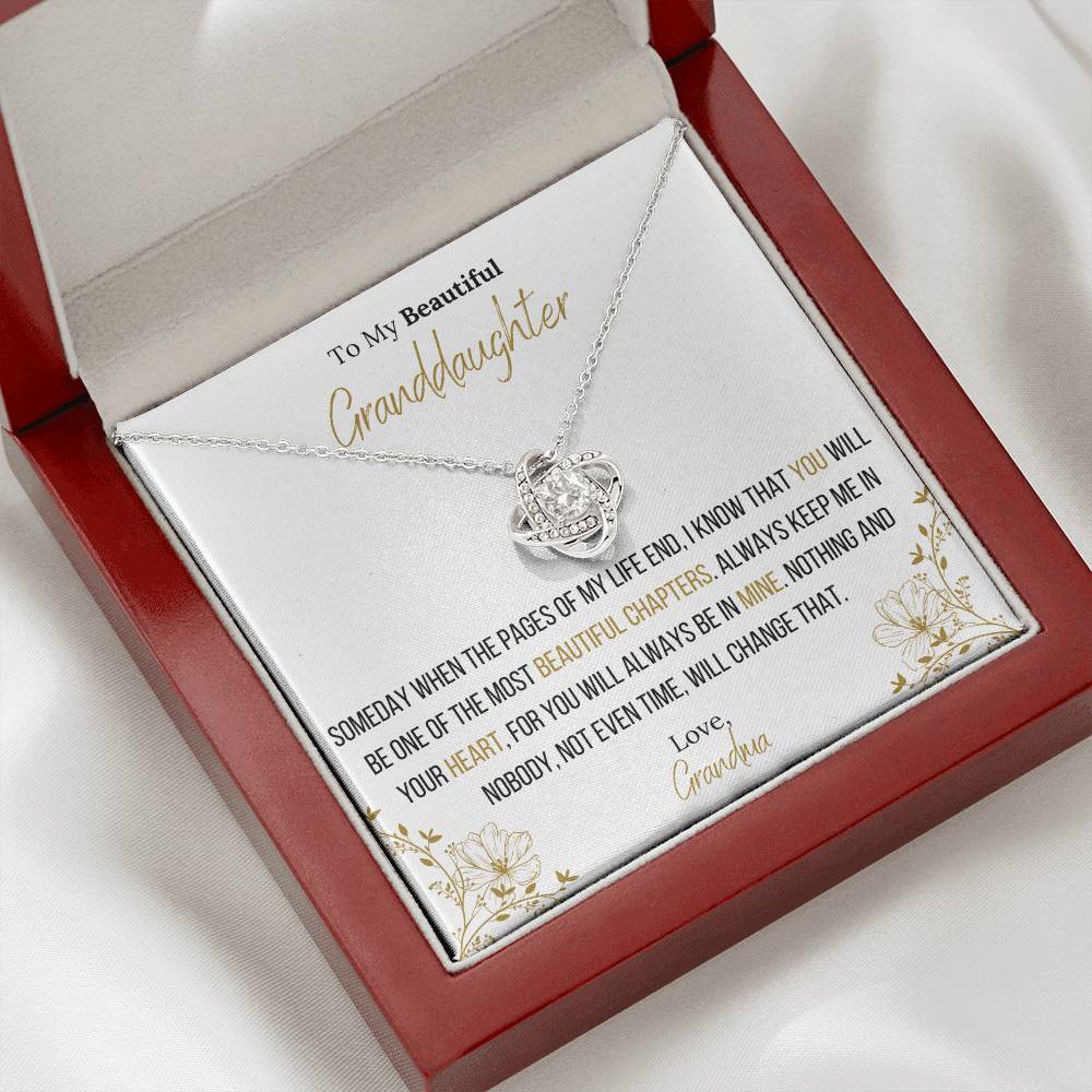 Lavisa - Infinity Love Knot Necklace For Granddaughter