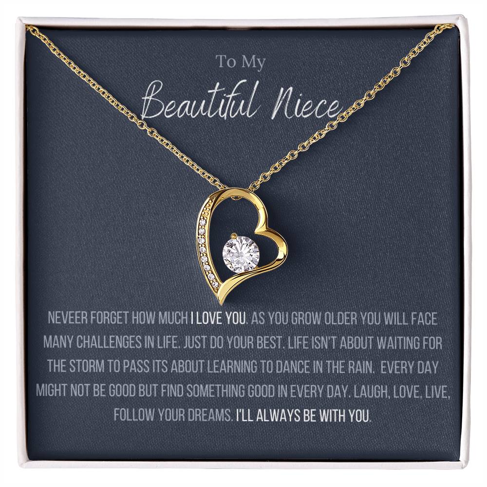 Lavisa - Forever Love Heart Pendant Niece Necklace