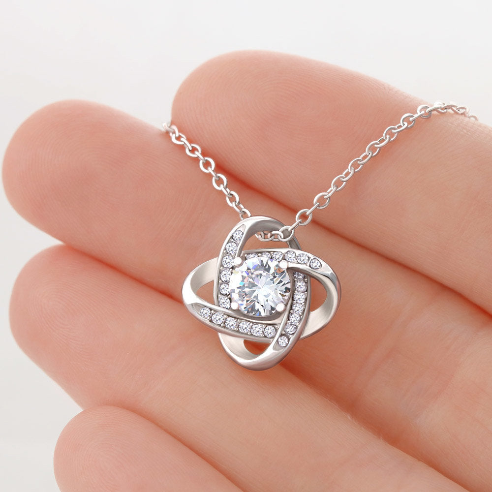 Lavisa - To My Granddaughter Love Knot Necklace