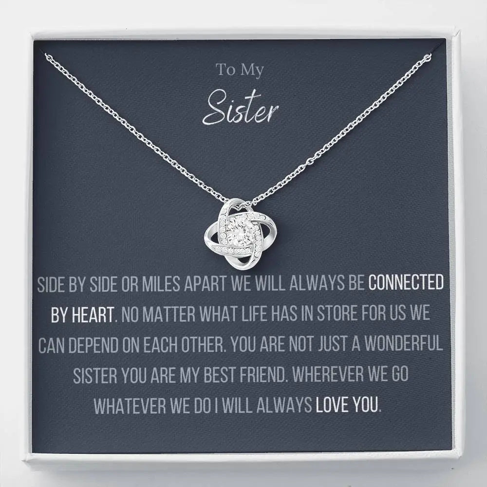 Lavisa - Infinity Love Knot Necklace for Sisters