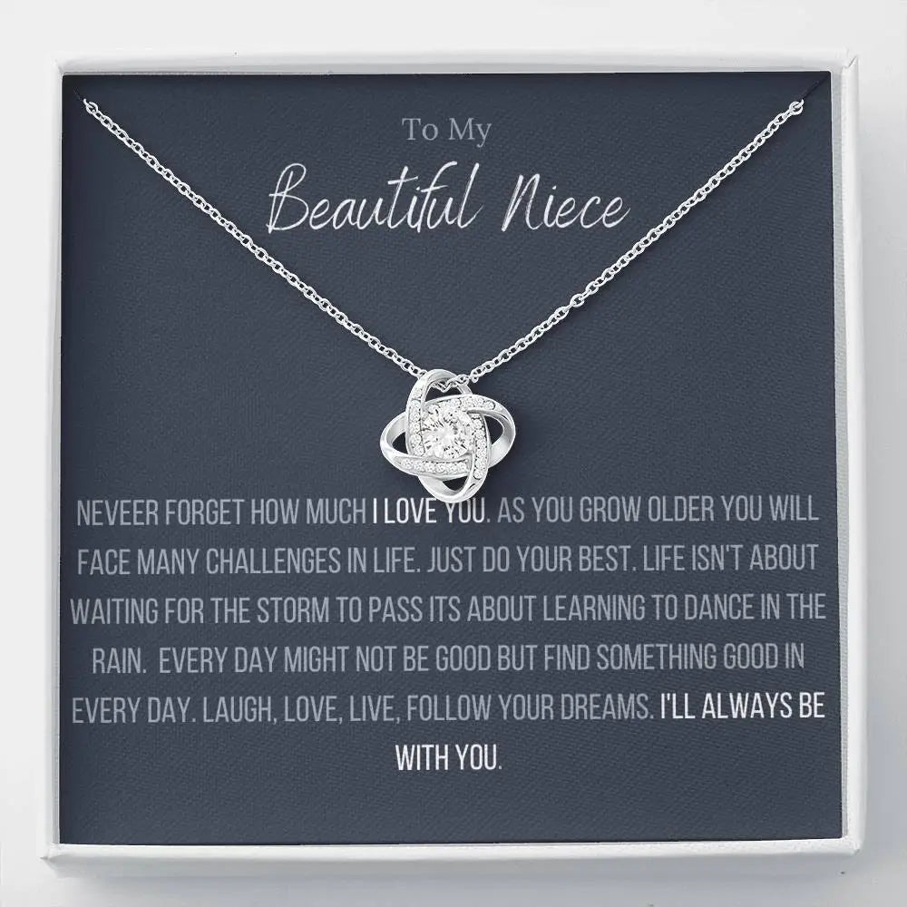 Lavisa - Infinity Love Knot Necklace for Niece