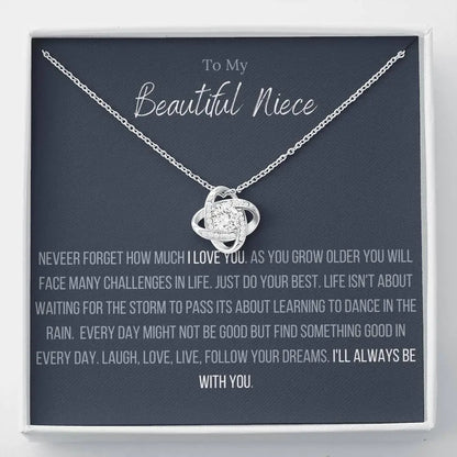 Lavisa - Infinity Love Knot Necklace for Niece