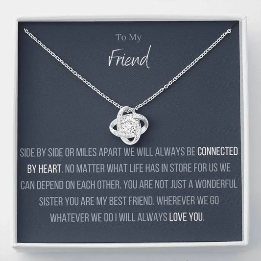Lavisa - Infinity Love Knot Necklace for Best Friend