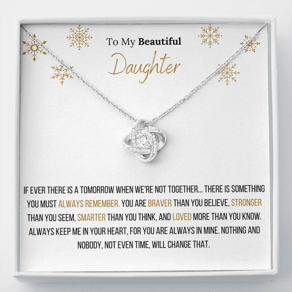 Lavisa - Infinity Love Knot Necklace Gift For Daughter