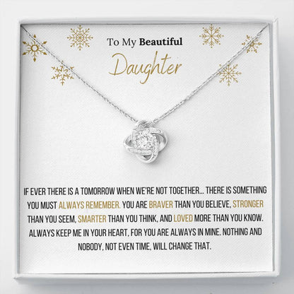 Lavisa - Infinity Love Knot Necklace Gift For Daughter